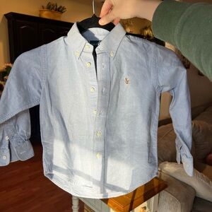 Ralph Lauren Light Blue Kids Button Down Shirt